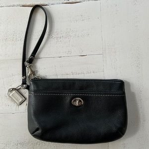 Coach Leather Wristlet